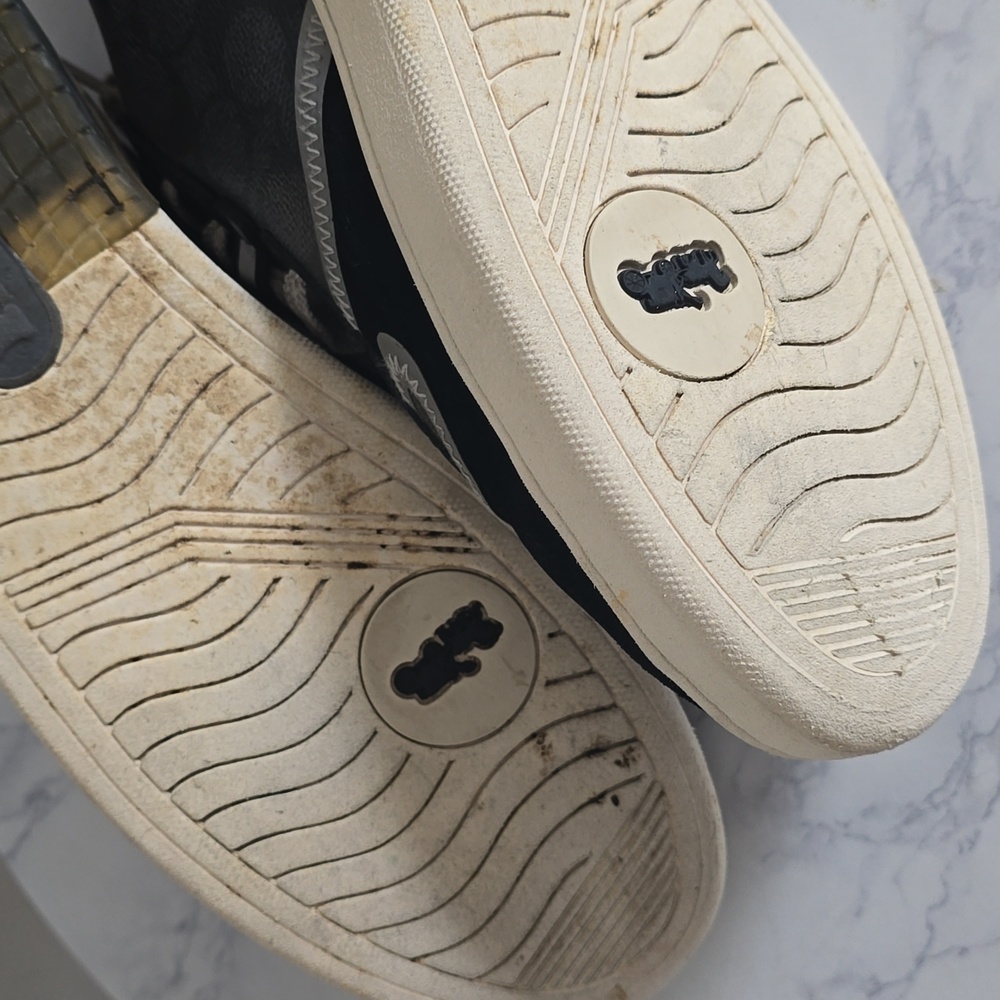 Coach 1941 Black Citysole Signature Court Sneakers - Picture 10 of 11